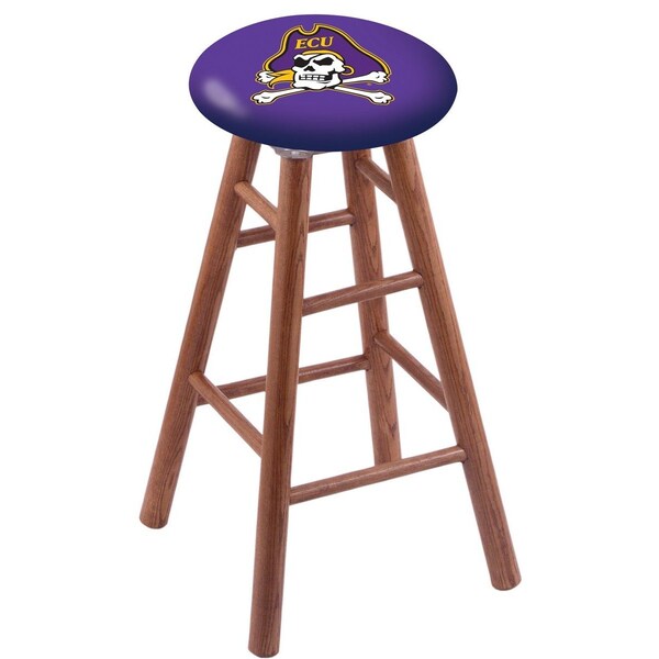 Holland Bar Stool Co Oak Bar Stool, Medium Finish, East Carolina Seat RC30OSMed - main